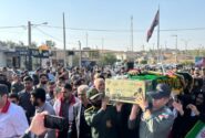 تصاویر | شکوه مسجدسلیمان در بدرقه شهید گمنام