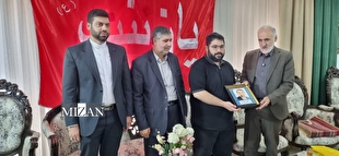 مدیرکل ارتباطات مردمی و مدیر امور ایثارگران قوه قضاییه با خانواده قاضی شهید قناعتکار دیدار کردند