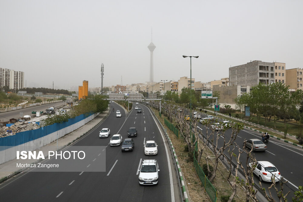 تداوم وضعیت نارنجی هوای تهران
