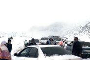 حماسه امدادرسانی در سپیدی «تاراز»؛ نجات ۶۱۱ خودرو از چنگال برف و کولاک در دومین روز بهار  ‌