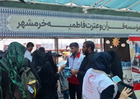  تسهیل تردد زائران در مرز چذابه با اجرای طرح «زائریار» توسط هلال‌احمر اندیکا(گزارش تصویری)