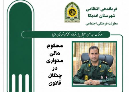  پایان گریز متهم ۷۰ میلیارد ریالی؛ بازداشت محکوم مالی متواری در عملیات ضربتی پلیس آگاهی شهرستان اندیکا