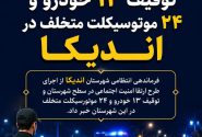 سرهنگ سید بهمن سلیمانی پیانی فرمانده انتظامی شهرستان اندیکا خبر داد: پاکسازی محورهای مواصلاتی اندیکا از خودروهای متخلف؛ توقیف ۳۷ وسیله نقلیه در عملیات ارتقای امنیت