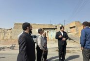 بازدید دادستان مسجدسلیمان از محله کلگه؛ بررسی بحران آب شرب در کوچه شهید اسیوند