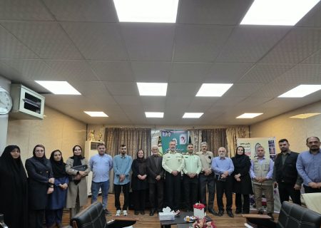 نشست صمیمی فرمانده انتظامی مسجدسلیمان با اصحاب رسانه برگزار شد