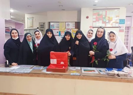 حضور مسئولان خواهران در بیمارستان‌های مسجدسلیمان به مناسبت روز پرستار